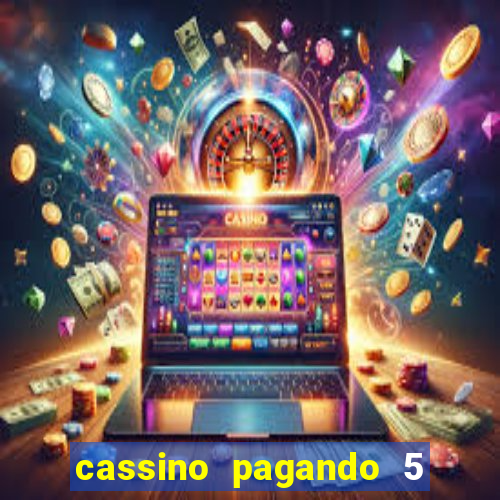 cassino pagando 5 reais no cadastro